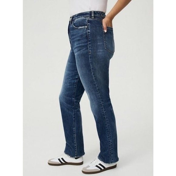 Torrid High Rise Straight Vintage Stretch Jeans Medium Wash Womens 22‎ Sweetlife - Picture 3 of 6